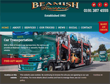 Tablet Screenshot of beamishtransport.co.uk
